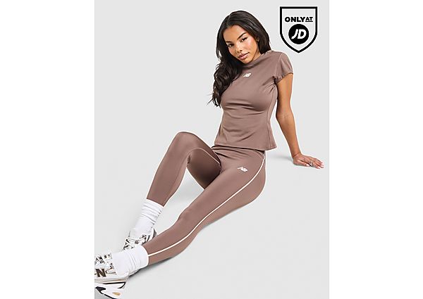 New Balance Pipe Leggings brown