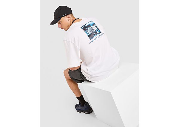 The North Face Liquid Box Oversized T-Shirt white