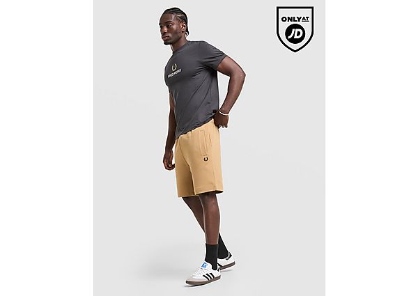 Fred Perry Tipped Shorts brown