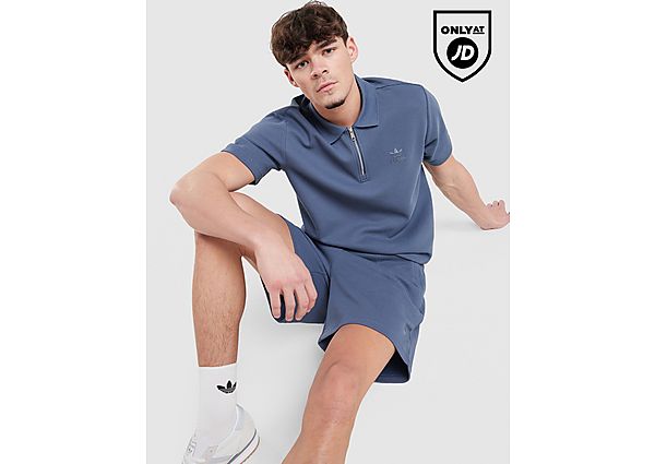 adidas Originals Waffle Polo Shirt blue