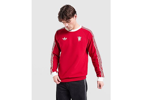 adidas Originals Manchester United FC OG Crew Sweatshirt red