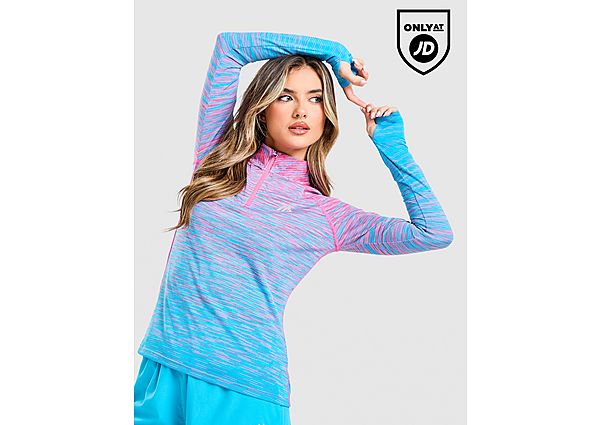 MONTIREX Trail Seamless 1/4 Zip Top blue