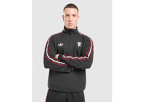adidas Originals Manchester United FC OG 1/2 Zip Sweatshirt black