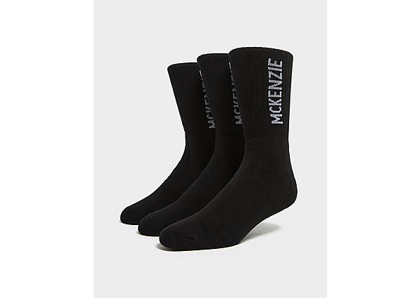 McKenzie 3-Pack Crew Socks black