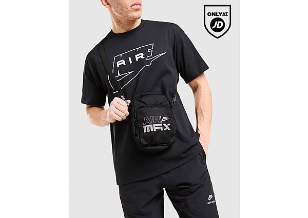 Nike Air Max Reflective Logo Crossbody Bag black