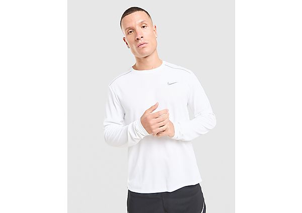 Nike Miler Long Sleeve T-Shirt white