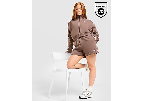 New Balance Pipe Shorts brown