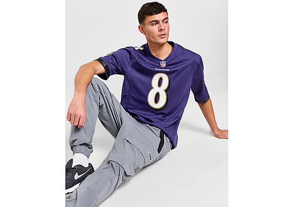 Nike NFL Baltimore Ravens Jackson #8 Jersey purple