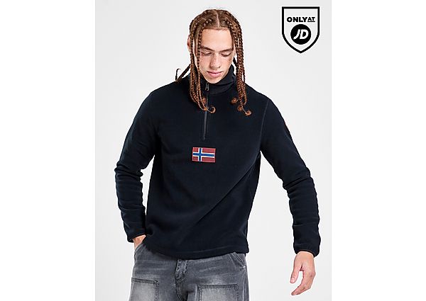 Napapijri Tev Polar 1/2 Zip Sweatshirt black