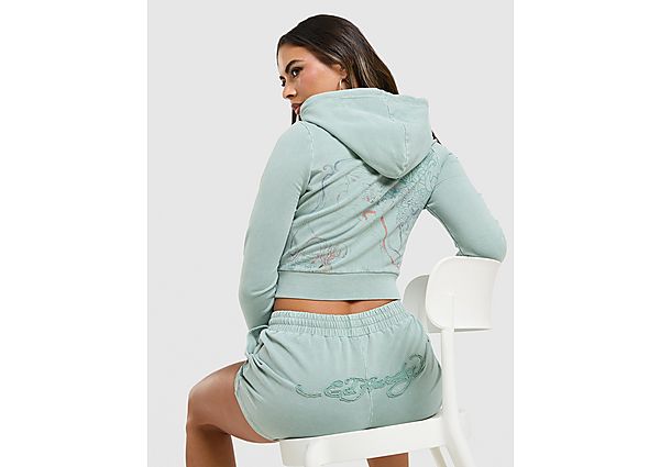 Ed Hardy Tattoo Shorts green