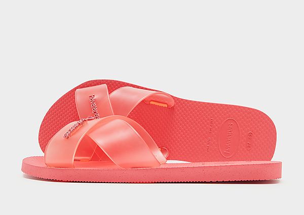 Havaianas Aqua Jelly Slides pink