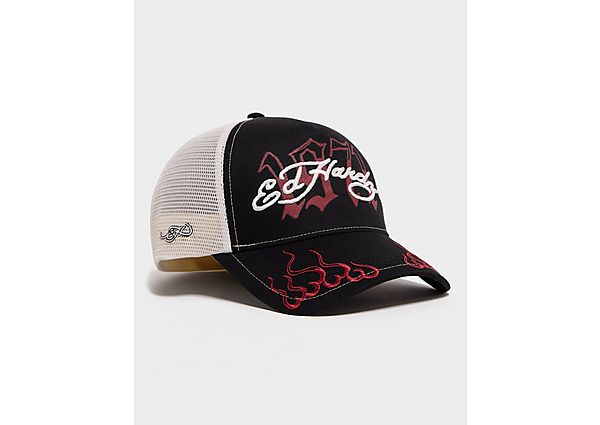 Ed Hardy 1971 Logo Trucker Cap black