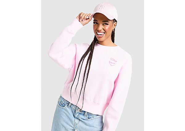 Nike Valentine\'s Day Crop Crew Sweatshirt pink