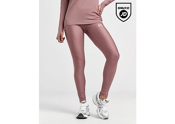 Under Armour Embossed All Over Print Leggings brown
