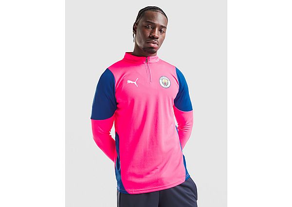 PUMA Manchester City FC Training 1/4 Zip Top pink