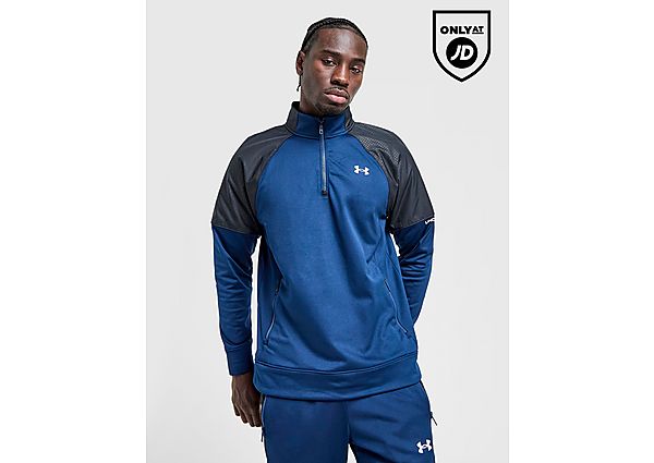 Under Armour Brawl 1/4 Zip Sweatshirt blue
