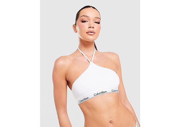Calvin Klein Underwear Icon Cotton Halter Bralette white