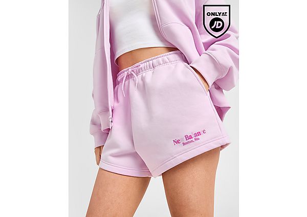 New Balance Tones Fleece Shorts pink