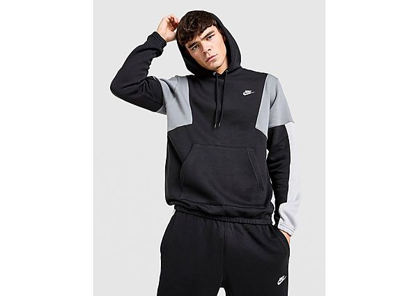 Nike Club Fleece Colour Block Hoodie black