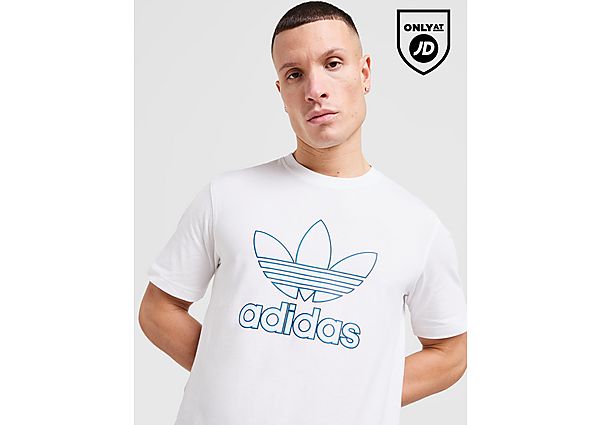 adidas Originals Outline Trefoil T-Shirt white
