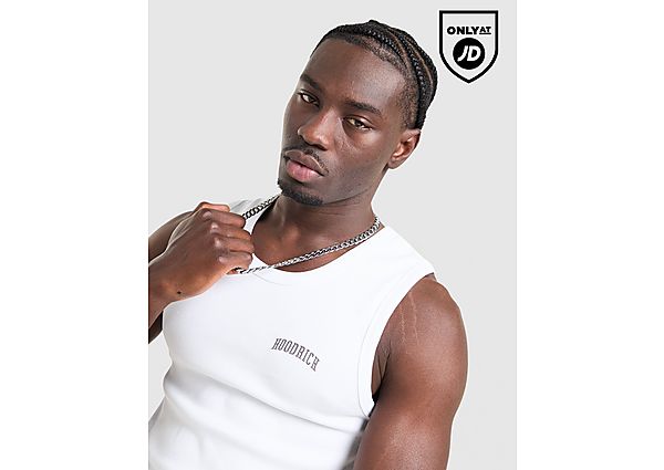 Hoodrich Varsite Rib Vest white