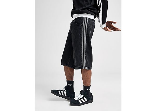adidas Originals Firebird Denim Shorts black