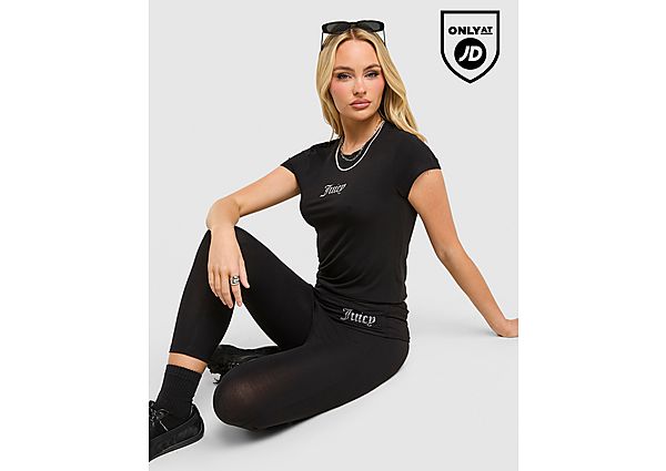 JUICY COUTURE Diamante Baby T-Shirt black