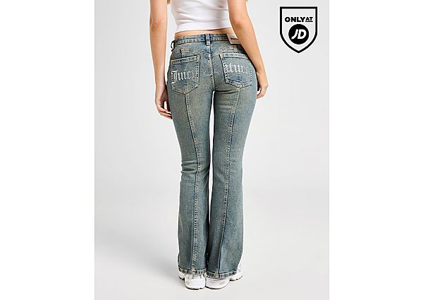JUICY COUTURE Diamante Jeans blue