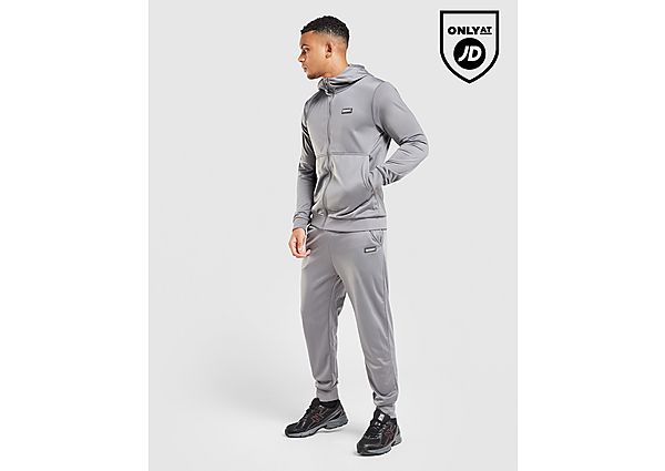 McKenzie Dalston Poly Full Zip Tracksuit grey