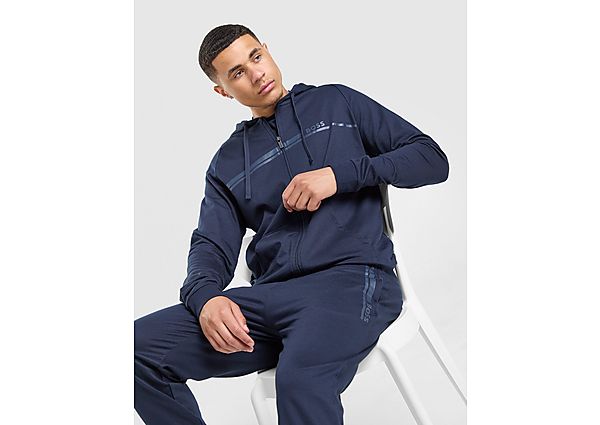 BOSS Authentic Full Zip Hoodie blue