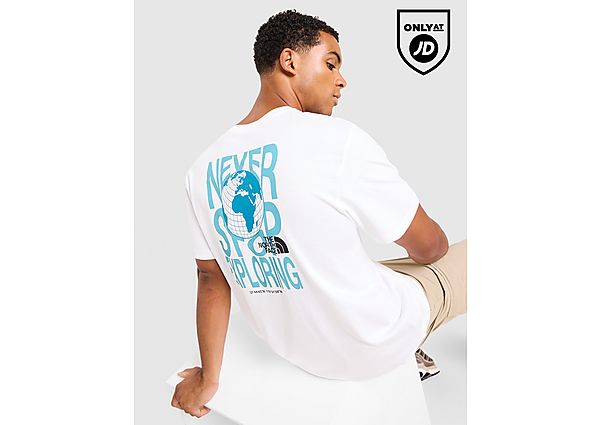The North Face Globe Font T-Shirt white