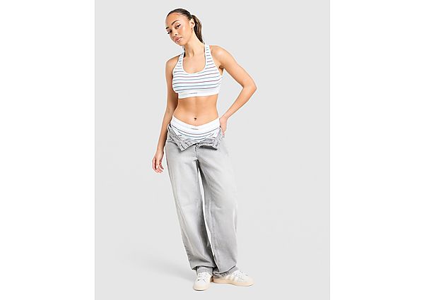 Calvin Klein Underwear Modern Cotton Stripe Bralette blue