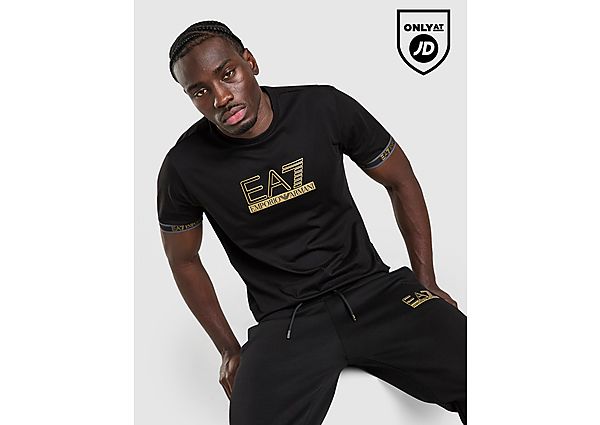 EA7 Emporio Armani Tape Large Logo T-Shirt black