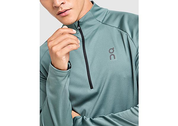 On Running Climate 1/4 Zip Top green