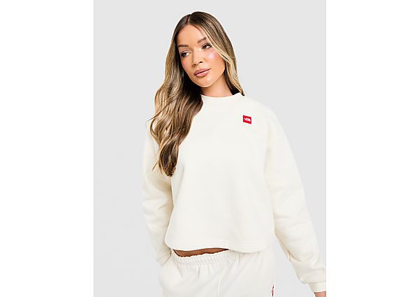 The North Face Red Box Crew Sweatshirt white
