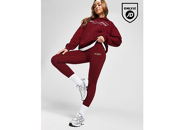 New Balance Script Tights red