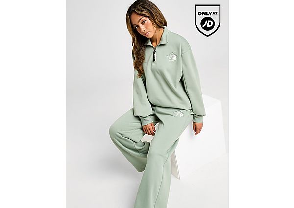 The North Face Gaspra Wide Joggers green